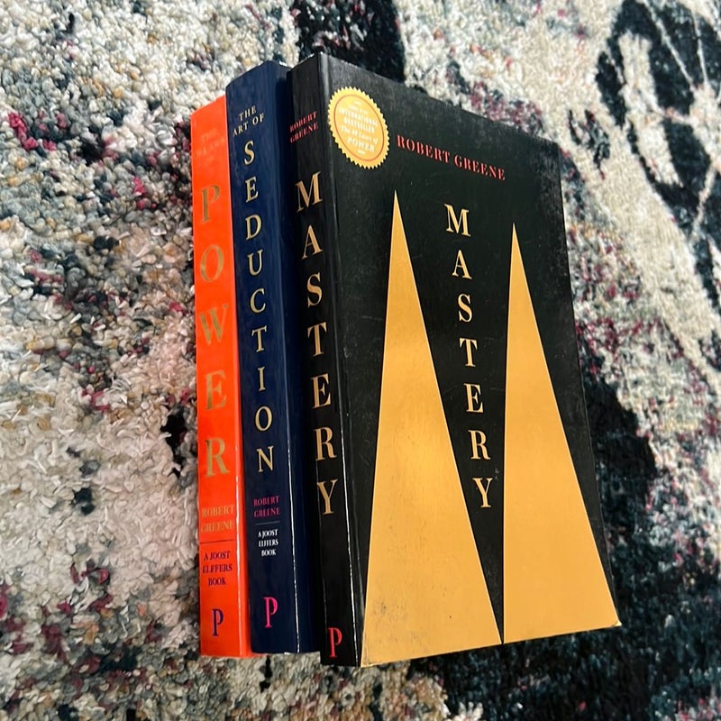 3 Books Set (The Art Of Seduction; The 48 Laws of Power & Mastery) By Robert Greene [PAPERBACK, 2020]