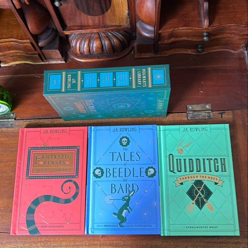 Quidditch Through the Ages, Fantastic  Beasts, The Tales of Beedle (3 Books 2017 2nd Print)