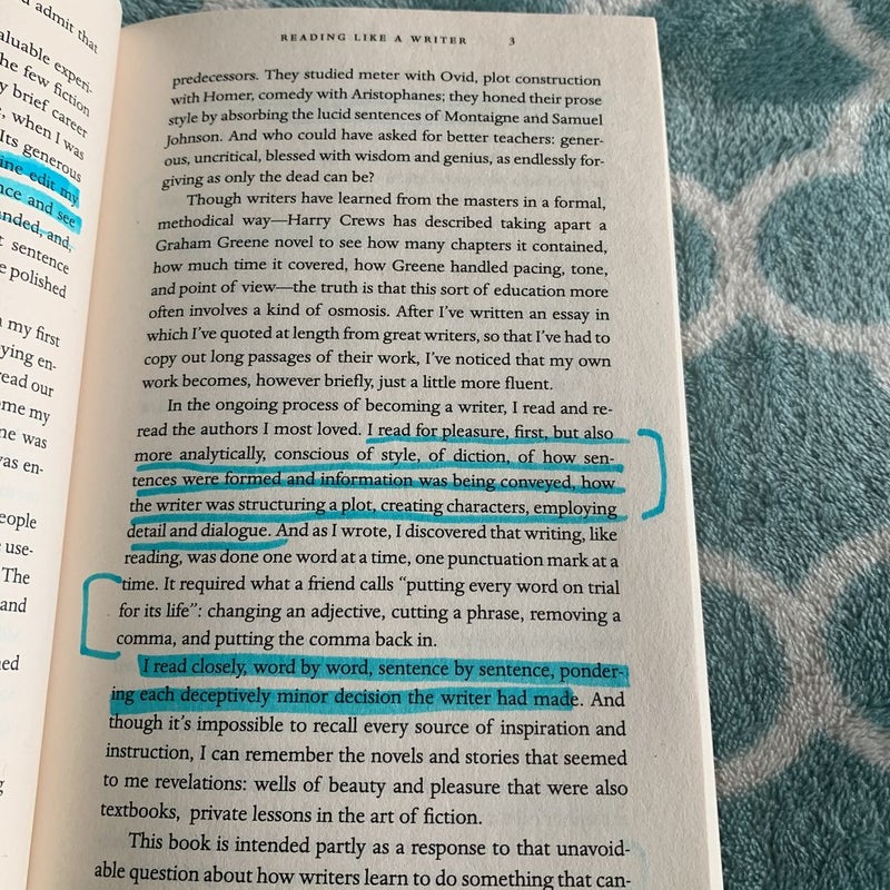 Reading Like a Writer