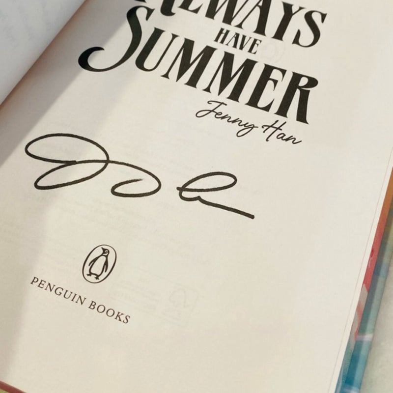 Fairyloot The Summer I Turned Pretty Set SIGNED Jenny Han