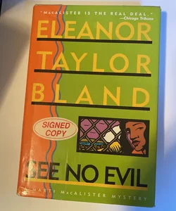 See No Evil AUTOGRAPHED SIGNED