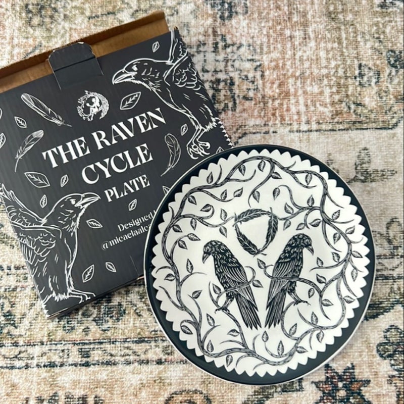 The Raven Cycle plate Fairyloot