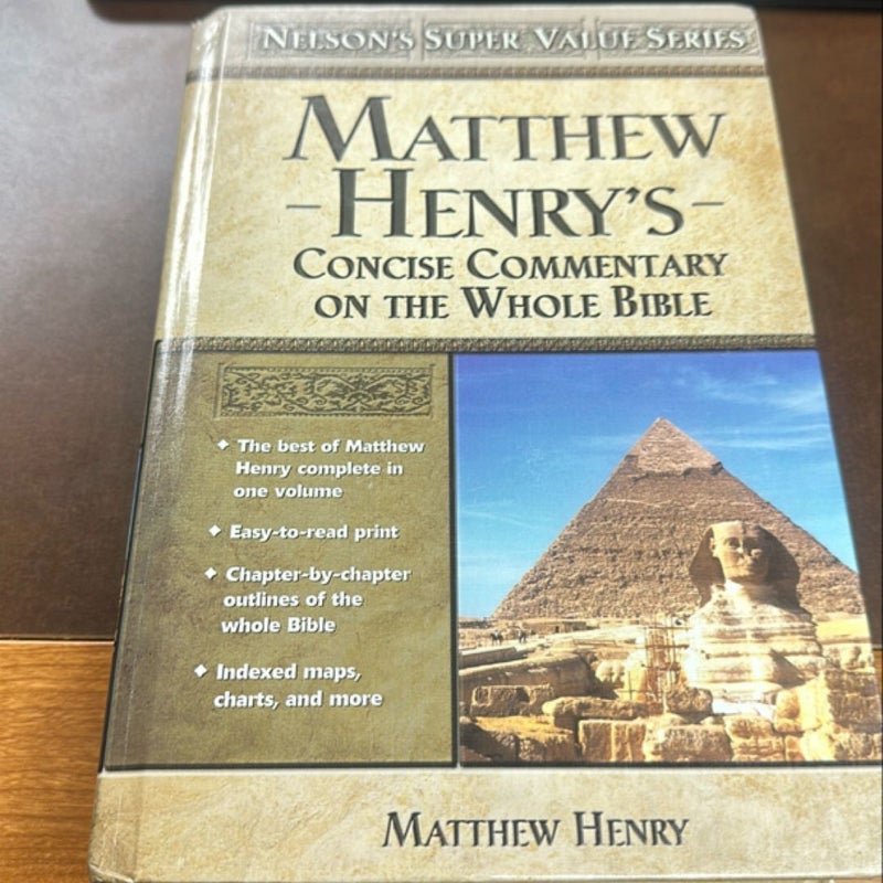 Matthew Henry's Concise Commentary on the Whole Bible