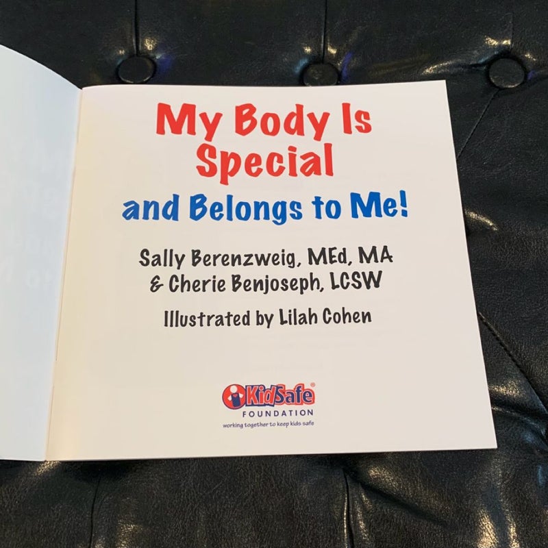 My Body Is Special and Belongs to Me! (English)