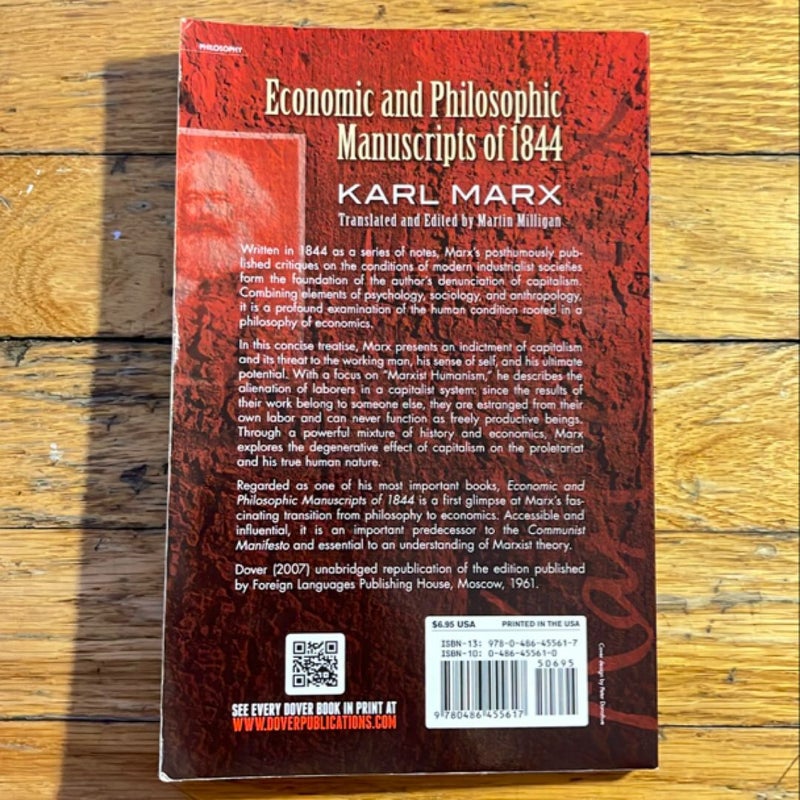 The Economic and Philosophic Manuscripts of 1844 and the Communist Manifesto