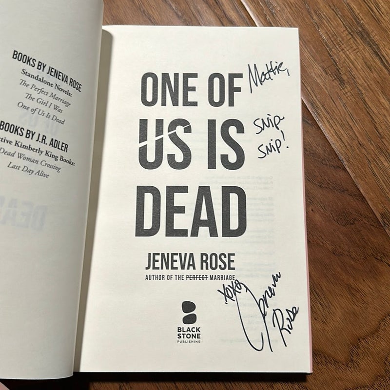 One of Us Is Dead- Signed