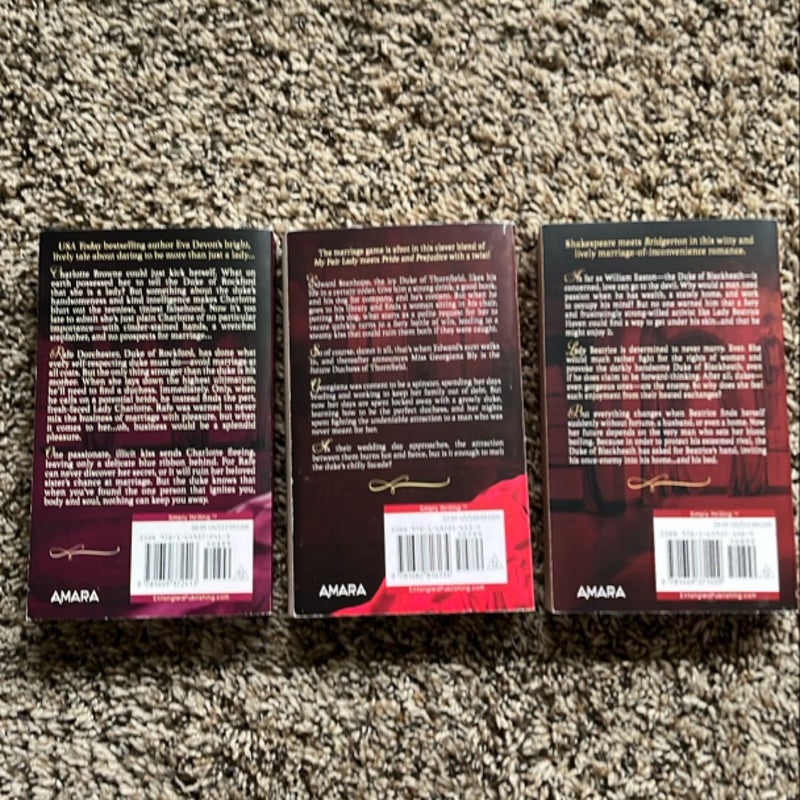 The Duke's Secret Cinderella  Complete Never a Wallflower series