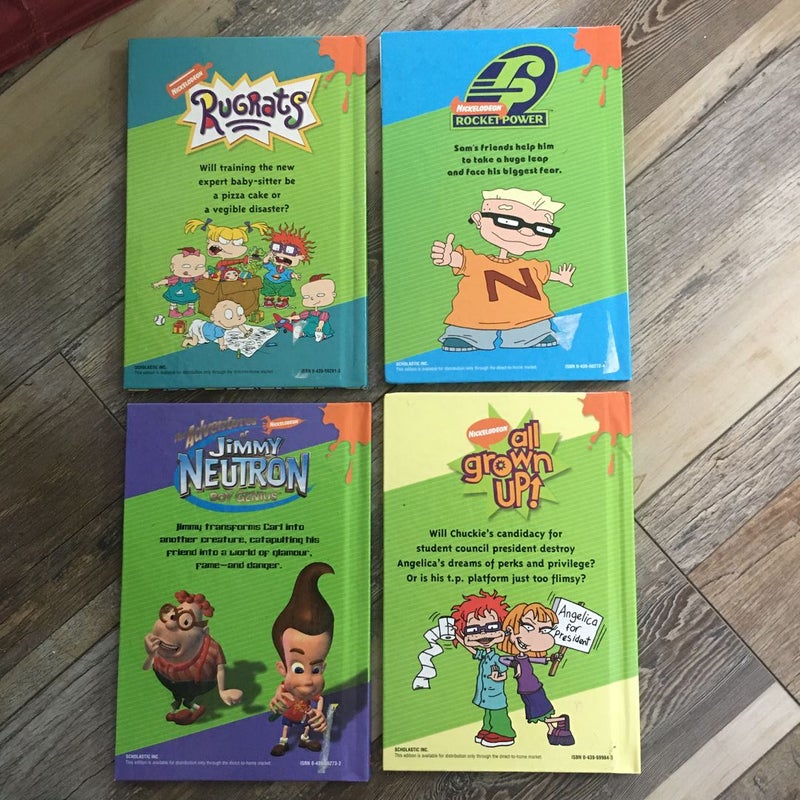 Nickelodeon Hardcover Children’s Books - 4 in All