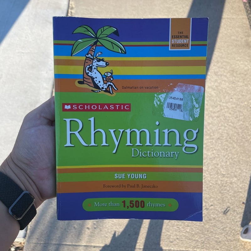 Scholastic Rhyming Dictionary
