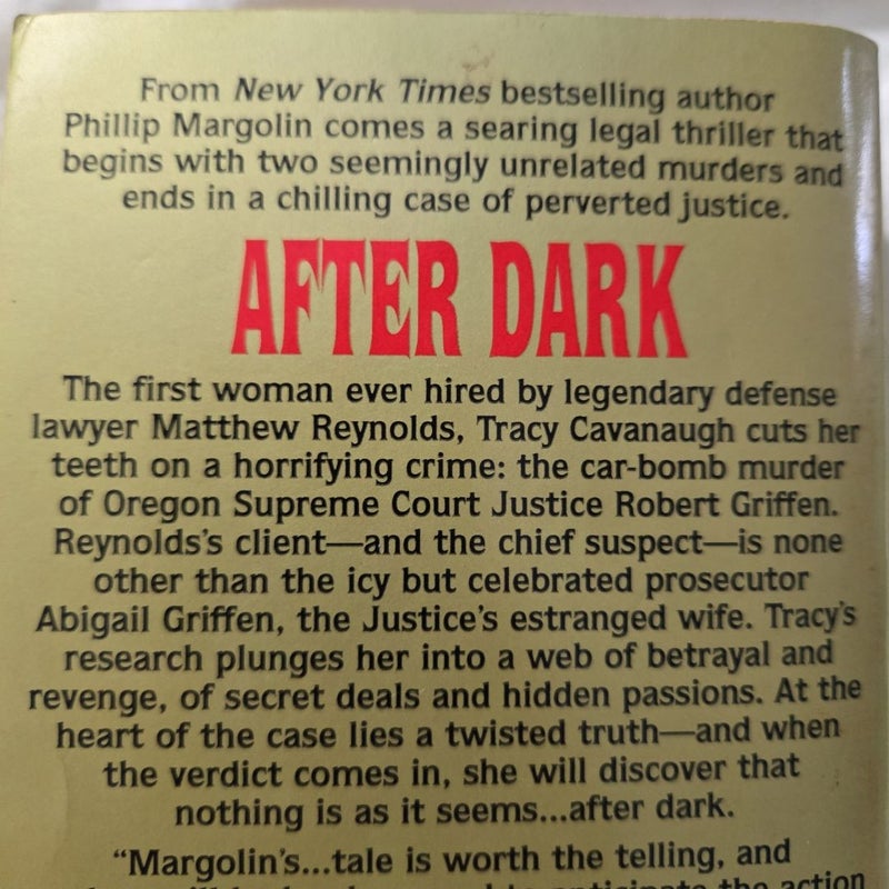 After Dark paperback suspense mystery murder