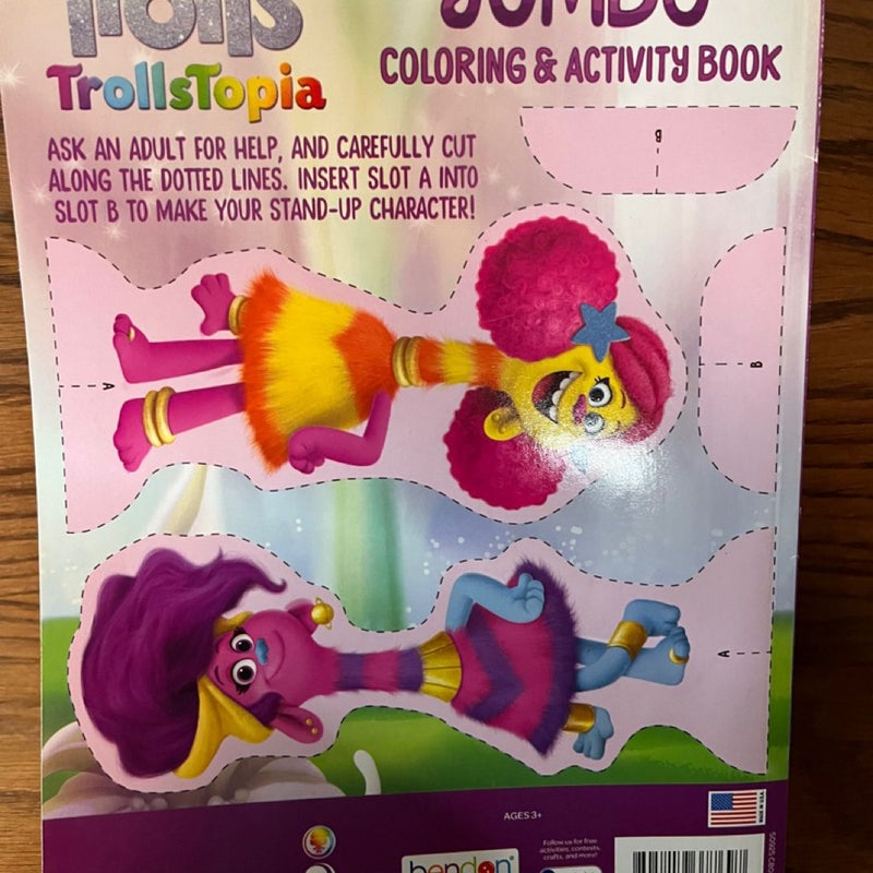 Trolls coloring book 