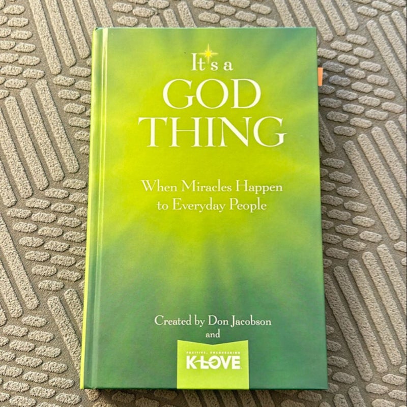 It’s a god thing