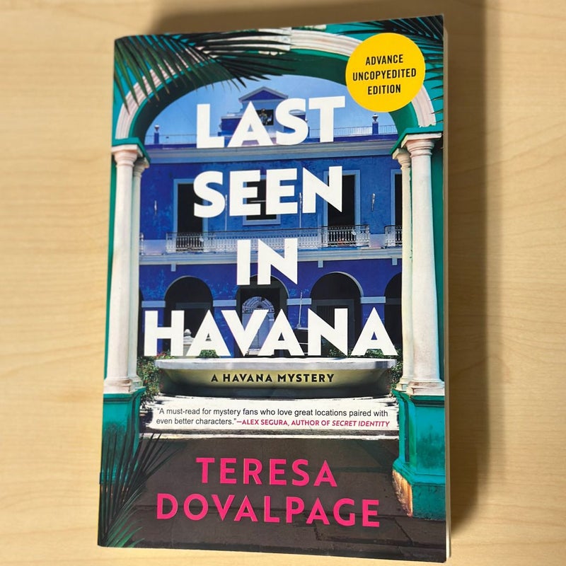 Last Seen in Havana (ARC) PAPERBACK