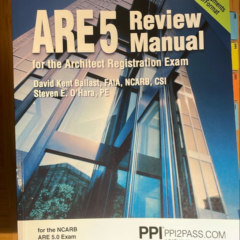 ARE 5 Review Manual for the Architect Registration Exam