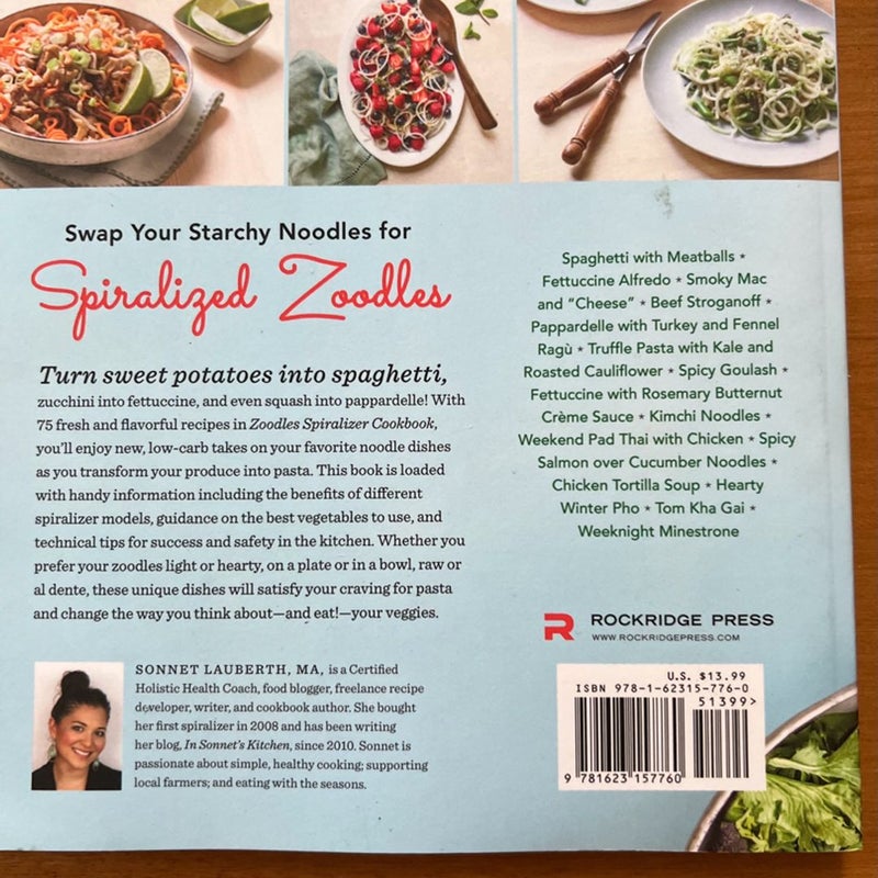 Zoodles Spiralizer Cookbook