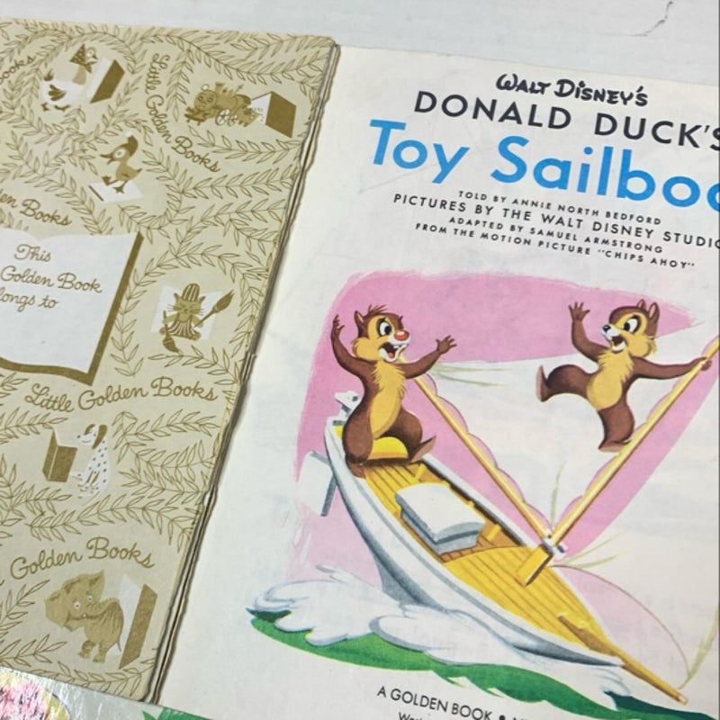 Vintage Disney Little Golden Books 