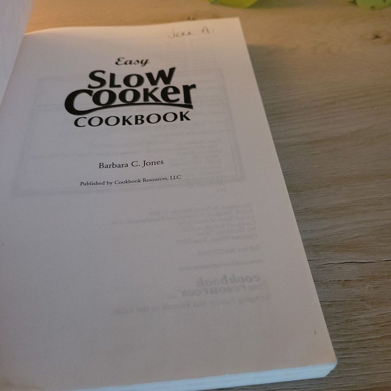 Easy Slow Cooker Cookbook
