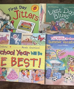  Beginning and End of School Year book set