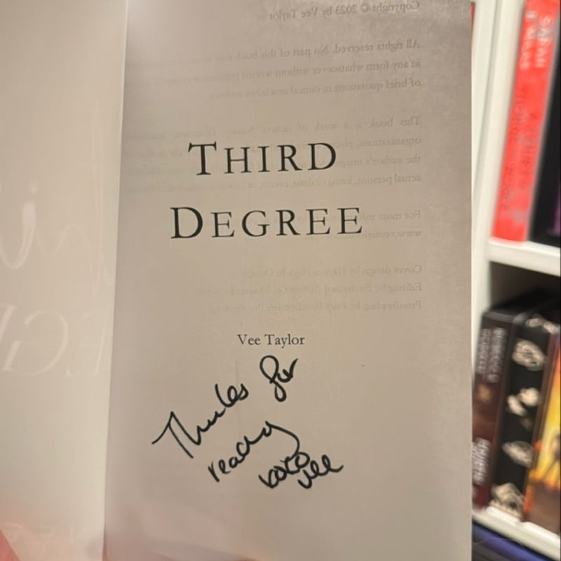 Third Degree - Hand Signed