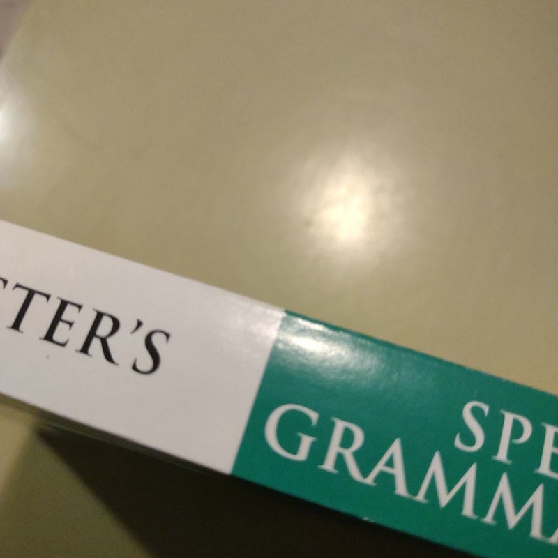 Webster Universal Spelling Grammar and Usage