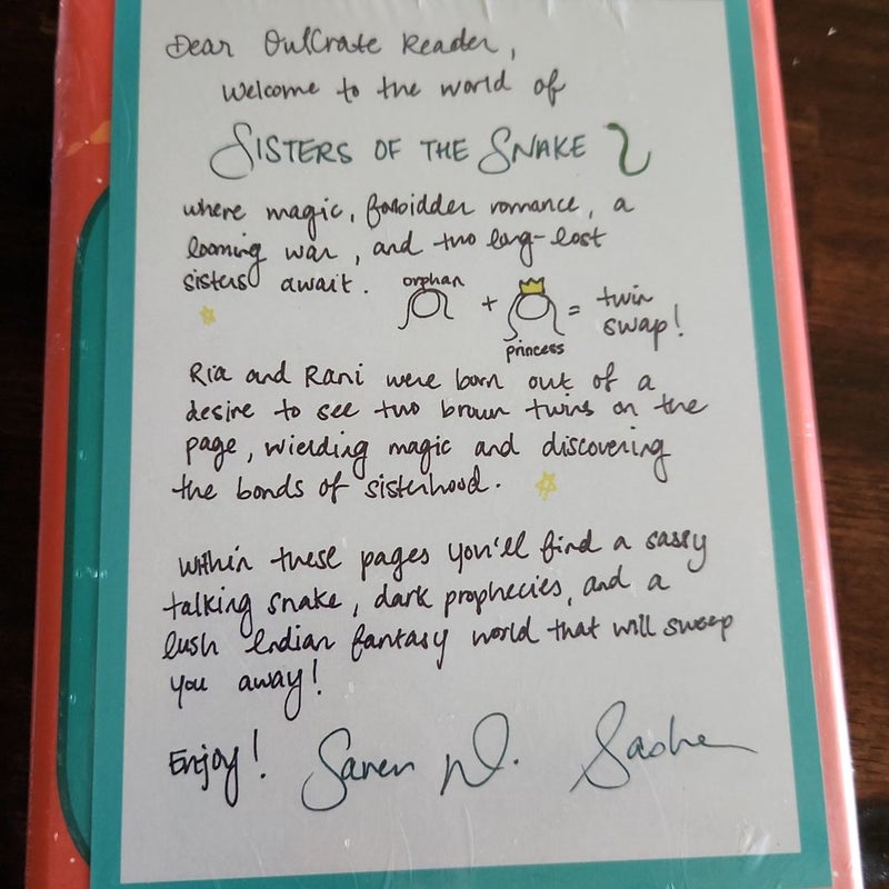 Sisters of The Snake (signed owlcrate exclusive)