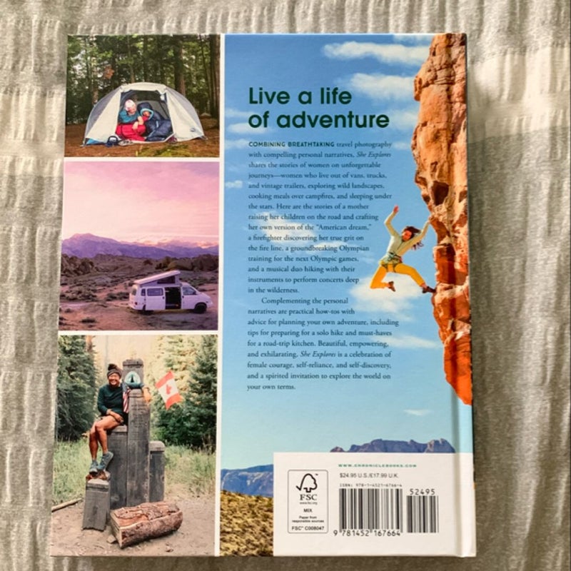 She Explores: Stories of Life-Changing Adventures on the Road and in the Wild (Solo Travel Guides, Travel Essays, Women Hiking Books)