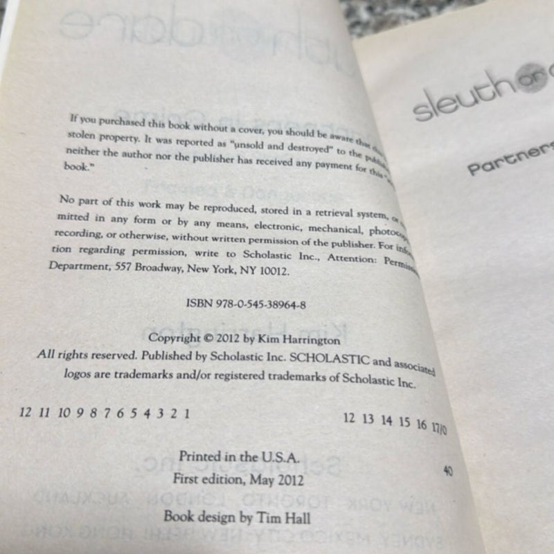 Sleuth or Dare #1: Partners in Crime First Edition
