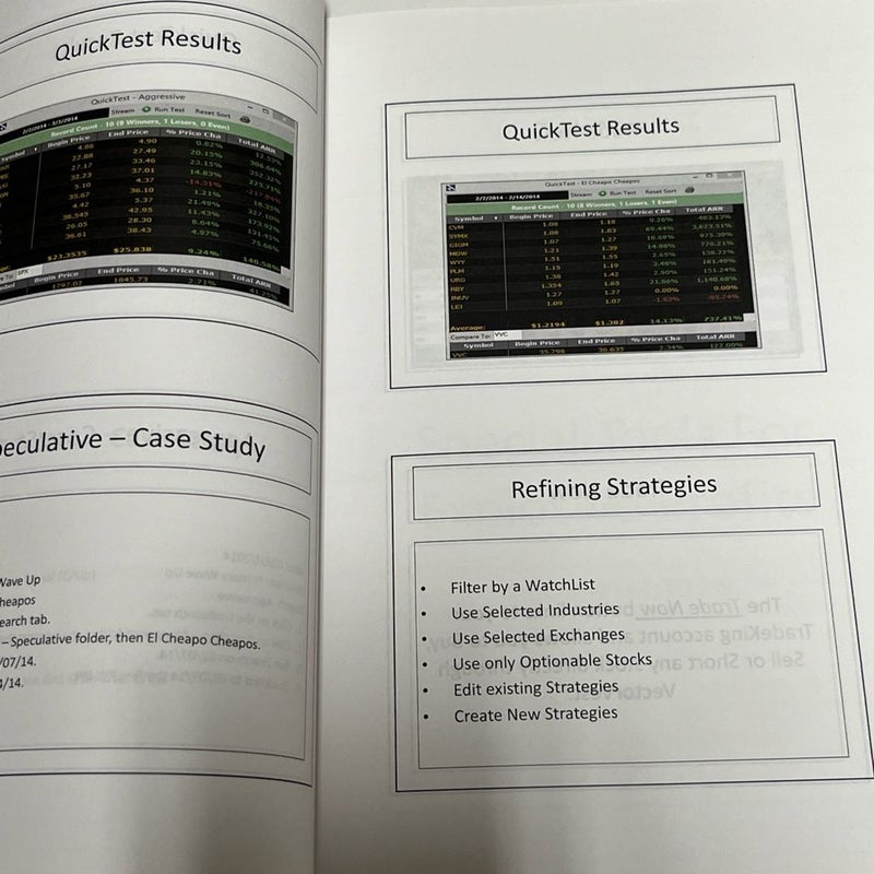 VectorVest - Two-Day Investment Seminar,Agenda & Workbook (2015)