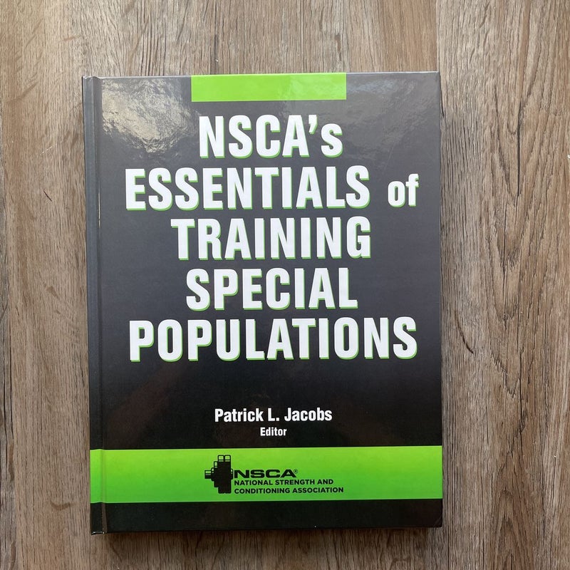 NSCA's Essentials of Training Special Populations