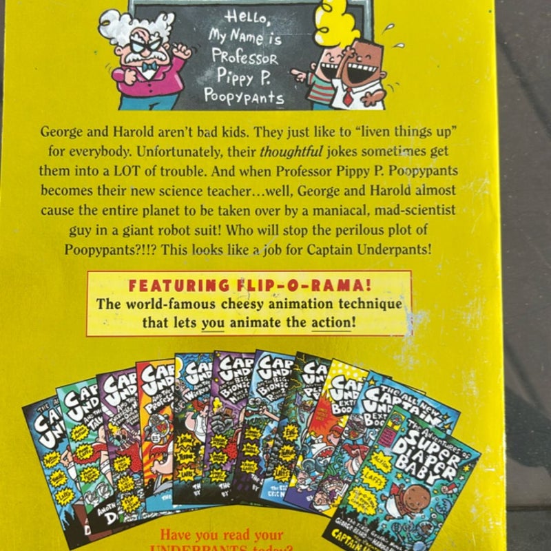 Captain Underpants and the Perilous Plot of Professor Poopypants