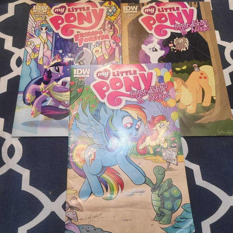 Bundle of Three My Little Pony Comic Books