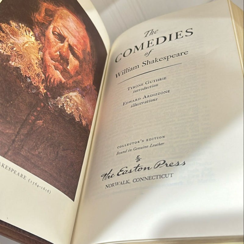 The Comedies of Shakespeare (The Easton Press Collector’s Edition)