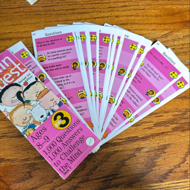 Brain Quest Grade 3 Deck