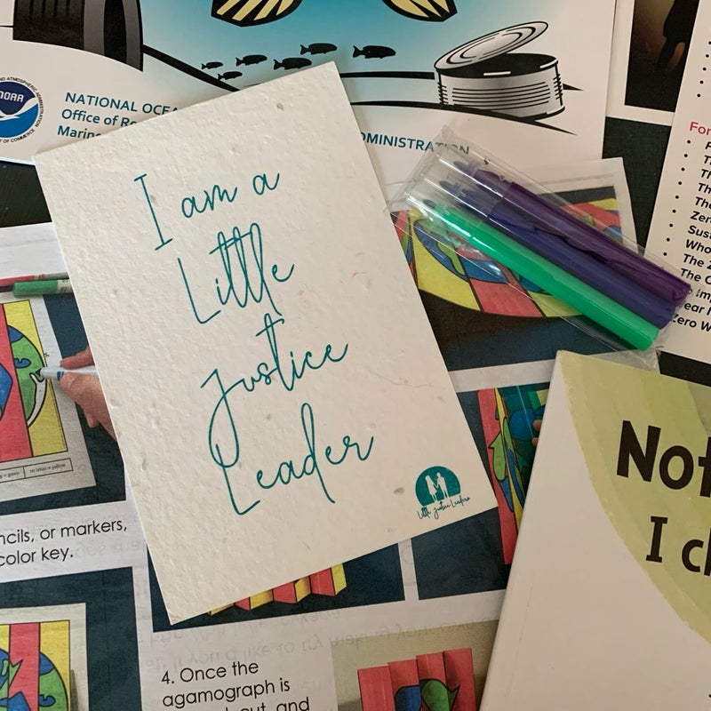 Not for Me, Please! I Choose to Act Green Little Justice Leaders Activity Pack