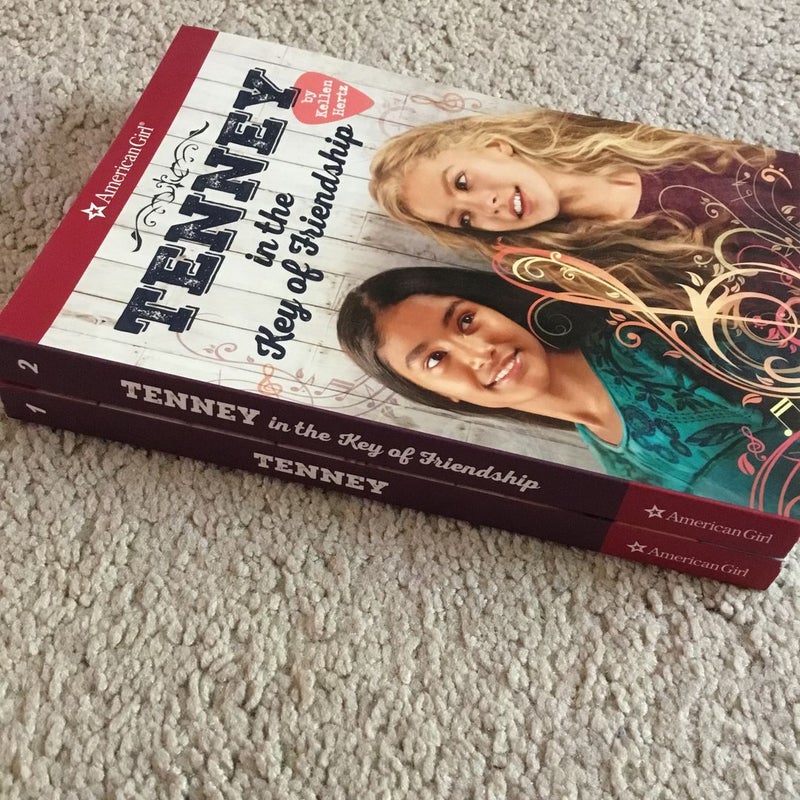 Tenney book lot two books American girl 