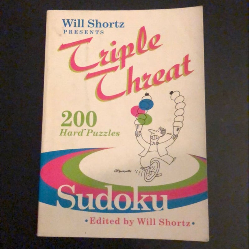 Will Shortz Presents Triple Threat Sudoku