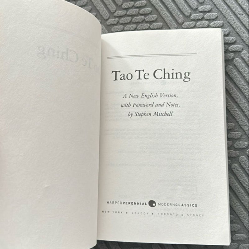 Tao Te Ching