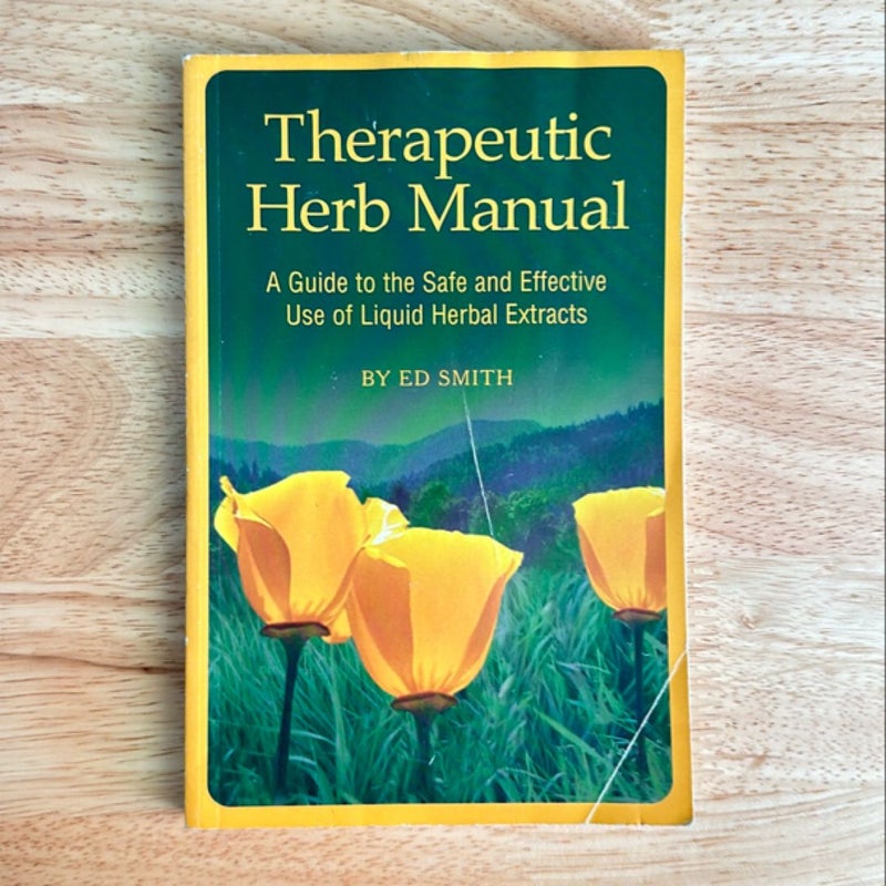 Therapeutic Herb manual