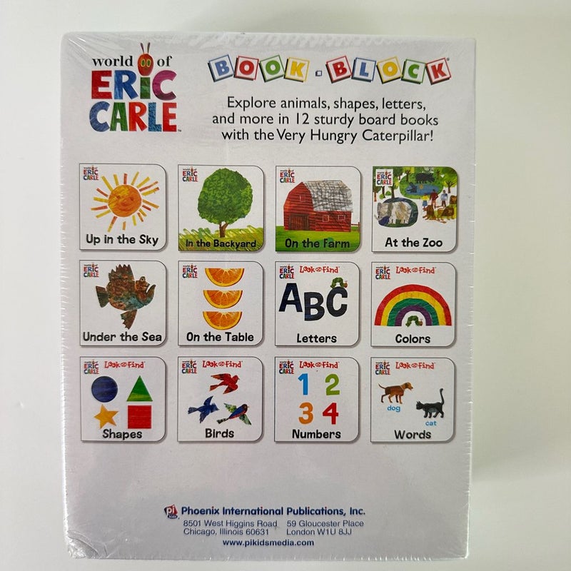 World of Eric Carle Board Book Set, 12 Mini Board Books, NEW