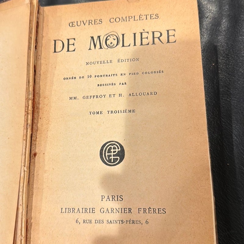 Cuevres completes de moliere