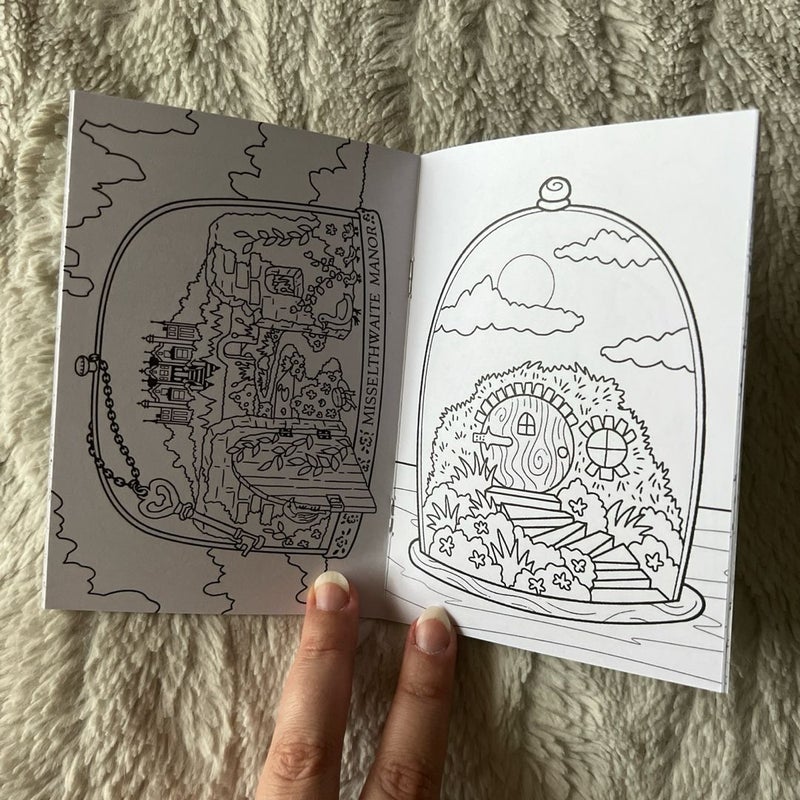 The Enamel Library 2023 Advent Calendar Mini Bookish Coloring Book