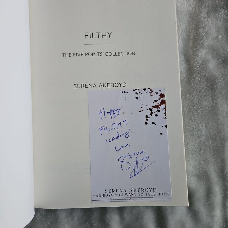 Filthy by Serena Akeroyd signed