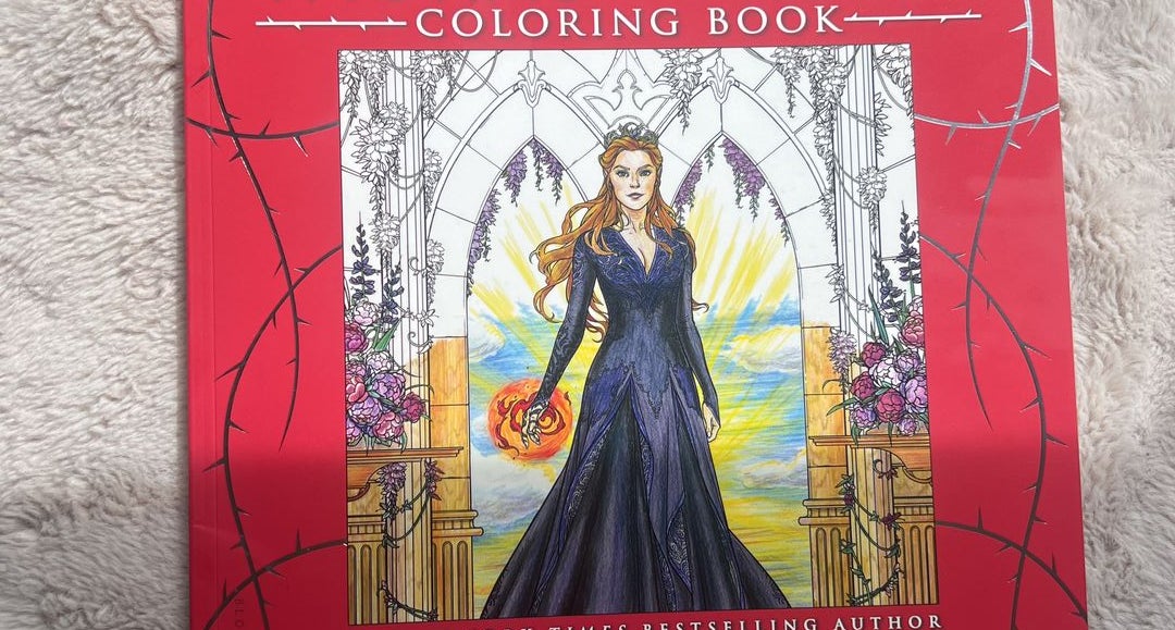 A Court Of Thorns and Roses Coloring Book: +40 High-quality Images