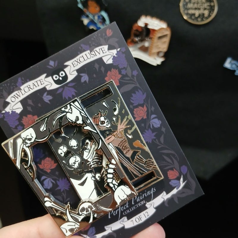 Gideon the Ninth Interactive Enamel Pin