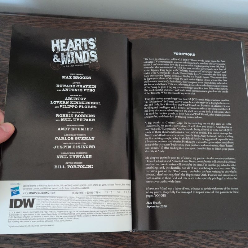 G. I. Joe: Hearts and Minds, a G. I. Joe Graphic Novel