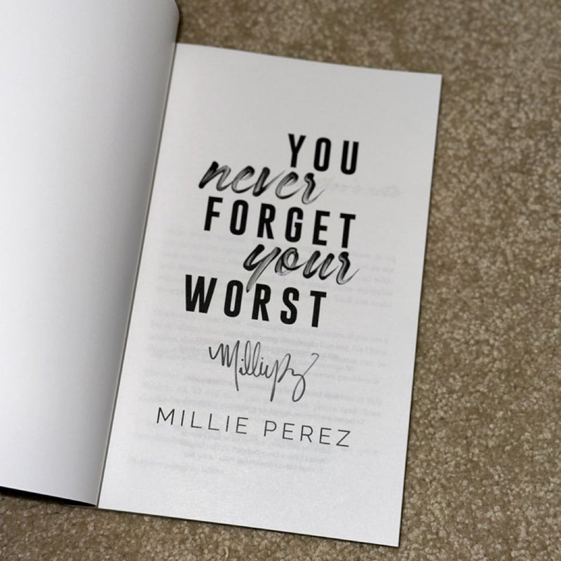 You Never Forget Your Worst - Hello Lovely Exclusive **Signed By Author 