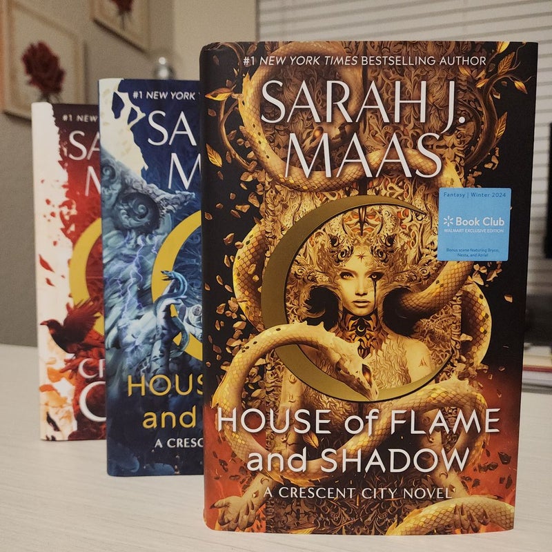 Fantasy Books - Crescent City 1 - 3 by Sarah J Maas