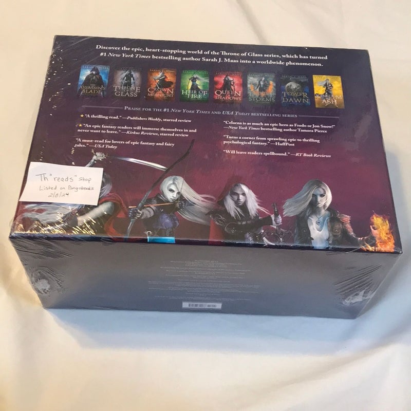 Throne of Glass Factory Sealed Hardcover OOP Box Set