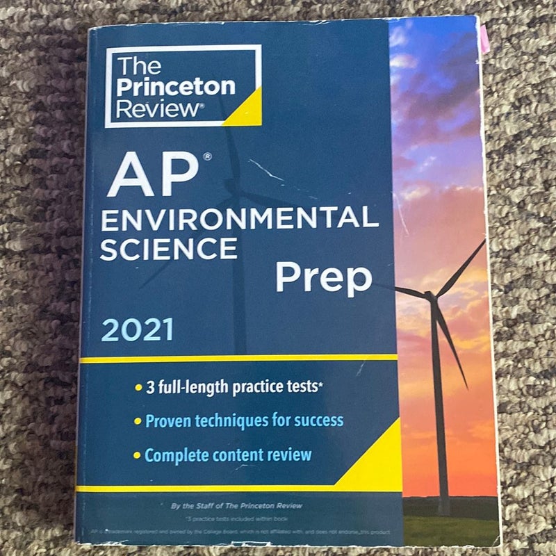Princeton Review AP Environmental Science Prep 2021