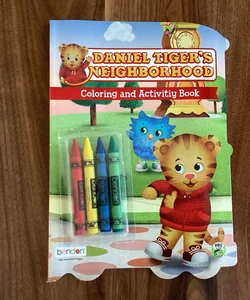 Daniel Tiger Coloring and Activity Book with Crayons